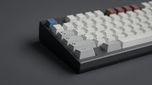 Load image into Gallery viewer, GMK CYL Mr. Sleeves R2 on a gray keyboard zoomed in on left