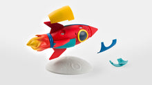 Load image into Gallery viewer, The Rocket desk toy with panels removed